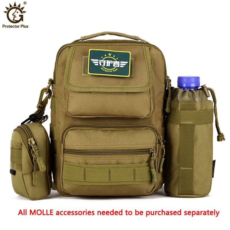 Military Army Tactical Messenger Bag Waterproof Travel Rucksack Camping Hiking Trekking Camouflage Bag