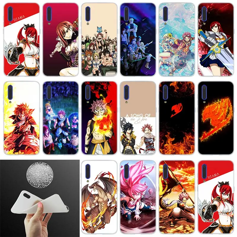 

Silicone Phone Case Anime Manga Fairy Tail For Xiaomi 9 se 8 lite 6X 5X Mi a1 a2 A3 Lite f1 redmi 7a Note 7 pro 6 5 go Cover