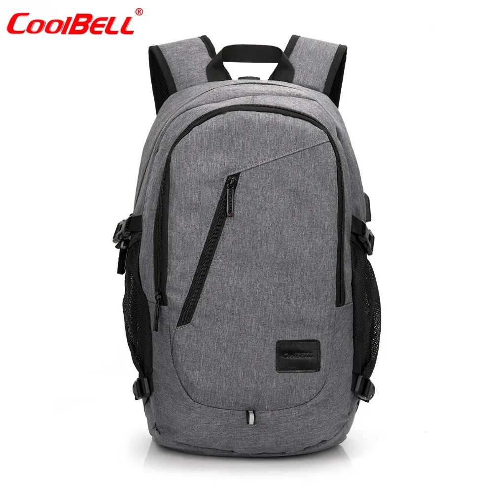CoolBELL 15 6 дюймов Сумка для ноутбука с usb портом зарядки повседневный рюкзак