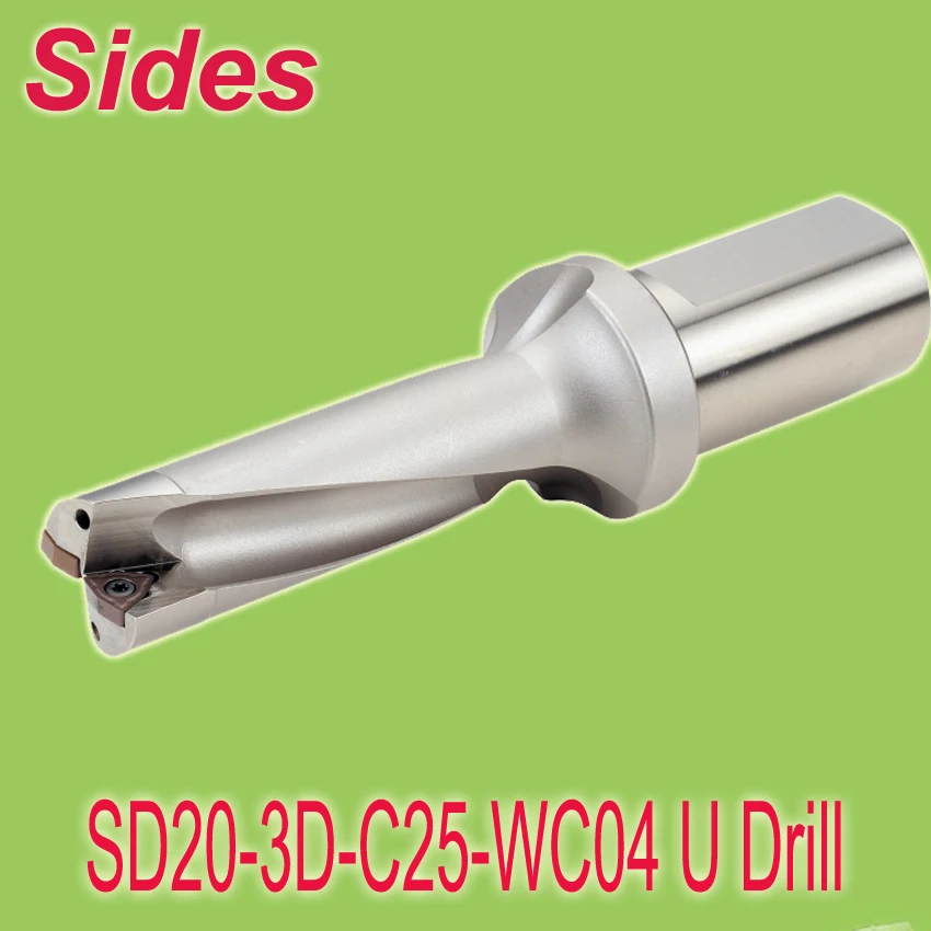 

Free Shiping 20mm 3x Depth Indexable Productive stack Insert Drill Bit With Maximized Chip Evacuation For WCMT040208 Inserts