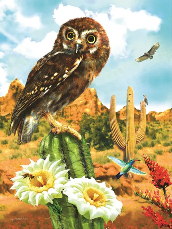 ZOOYA-5D-DIY-Diamond-Embroidery-owl-on-the-flower-Diamond-Painting-Cross-Stitch-full-Square-Rhinestone