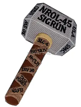 

4" NROL-45 SIGRUN IV M+ VAFB USAF SATELLITE Launch Movie TV Series Costume Embroidered iron on patch emblem MOTIF APPLIQUE