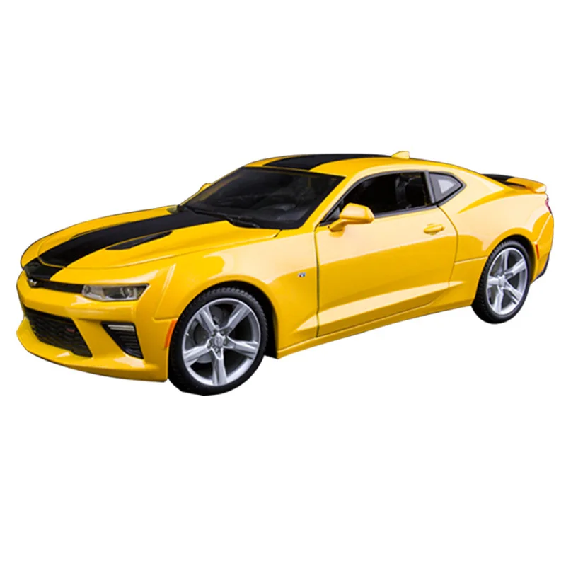 

1:18 Scale Car Models Die-cast Alloy Simulation Auto Mobile Vehicles gld3 toys for Children Chevrolet Camaro / Corvette;
