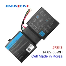 ASKC Batterie pour ordinateur portable Dell Alienware 17 17X M17X R5 18X M18X R3 Series Notebook 02F8K3 KJ2PX 0KJ2PX G33TT 0G33TT 14,8 V 86 Wh