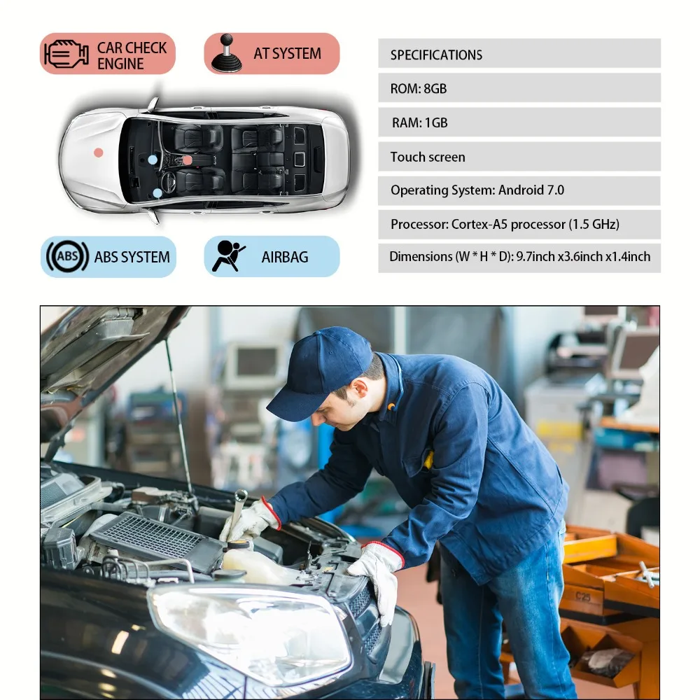 Диагностический сканер LAUNCH X431 CRP423 obd2 автомобильный диагностический инструмент