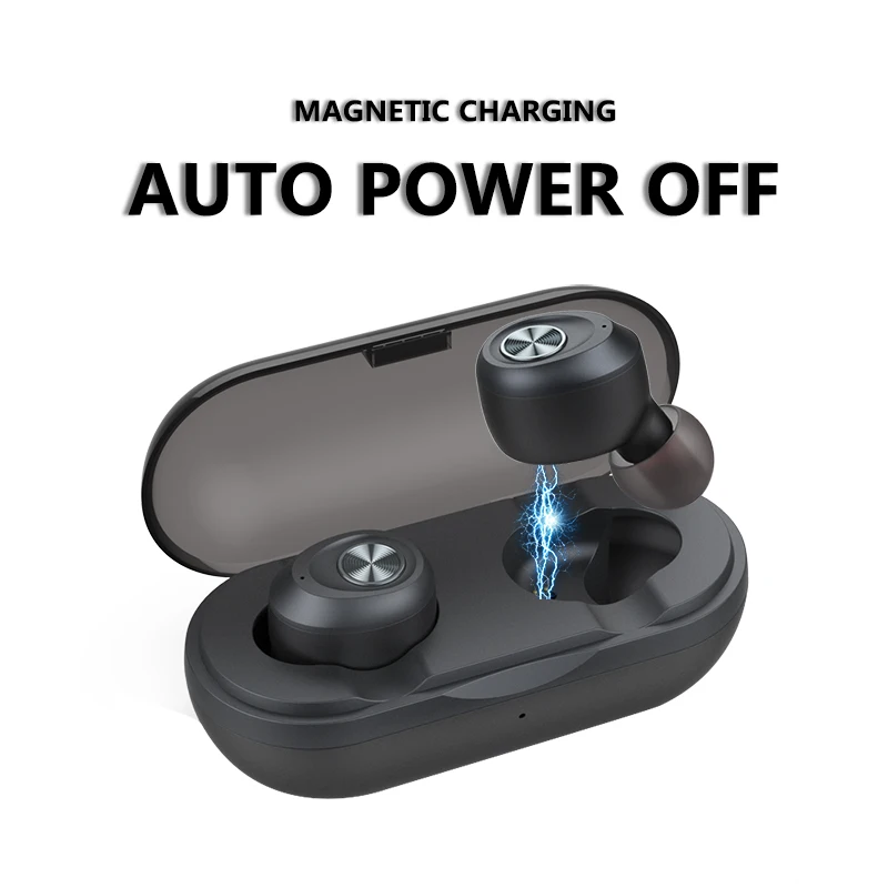 Kopen In Ear Oortelefoon Bluetooth Draadloze Oordopjes V5.0 Mini Headset Diepe Bas Stereo Geluid Sport Voor Iphone Samsung Xiaomi