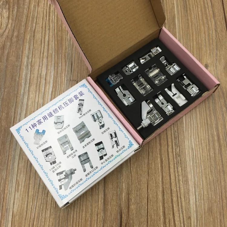 

Fanghua Brand Mini Sewing Machine 505A Factory Genuine Multifunction 12 Stitches Replaceable Presser Foot 11pcs Set