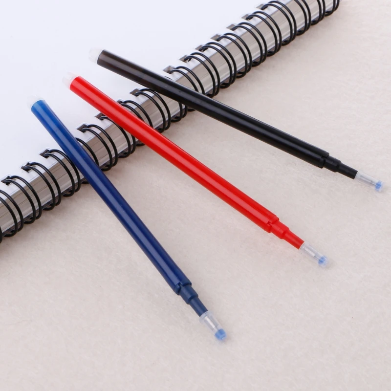 

Erasable Friction Gel Ink Pen Refill 0.5mm Blue Black Red Stationery School