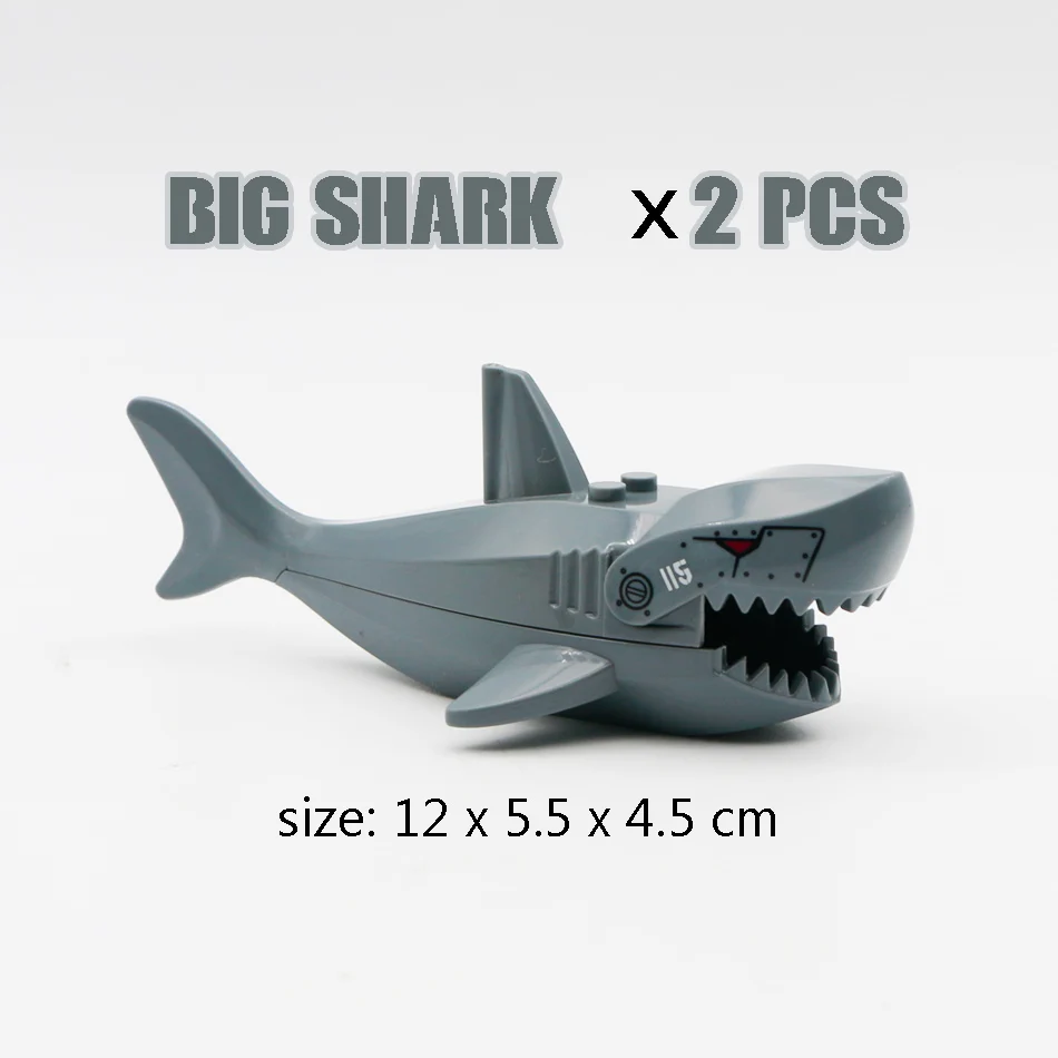 compatible legoed big shark 1