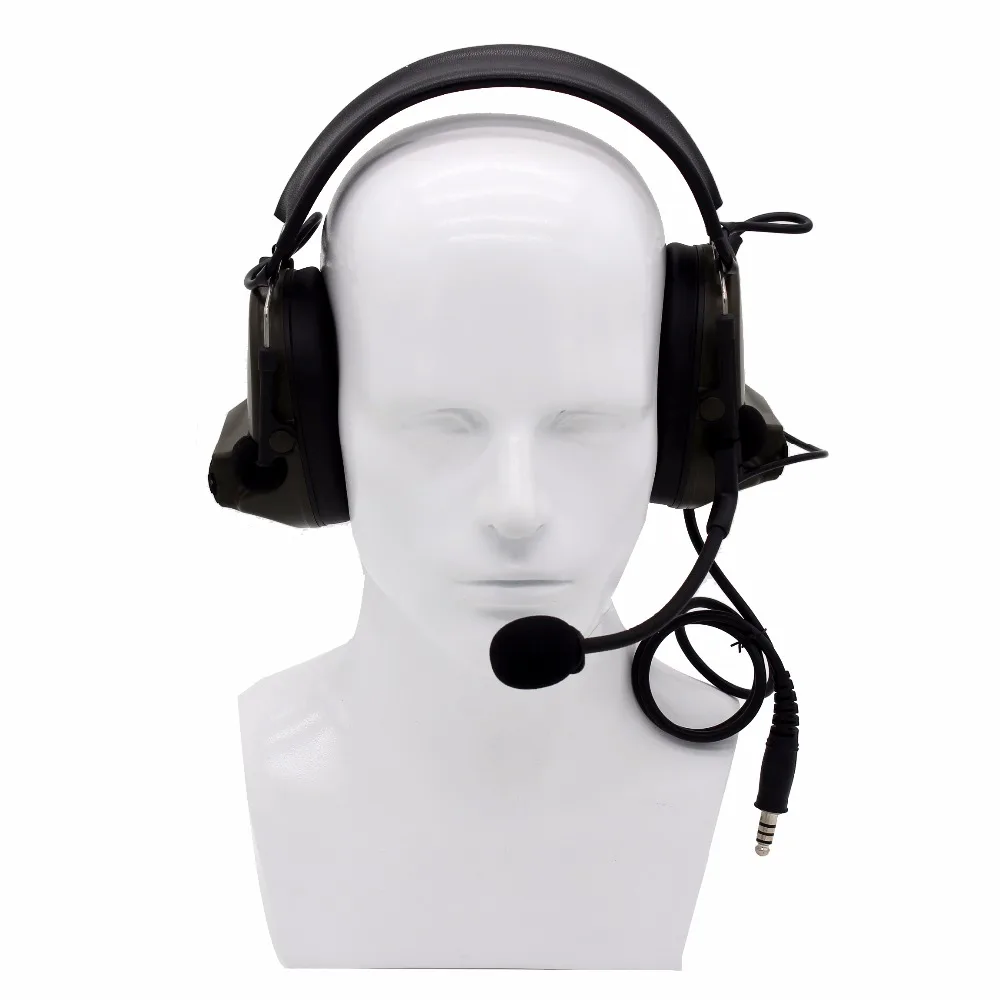 imágenes para Xqf z tactical h50 auricular utiliza con peltor ptt/u94 ptt para kenwood radio de dos vías baofeng uv-5r uv-5s wouxun tyt walkie talkie imágenes para Xqf z tactical h50 auricular utiliza con peltor ptt/u94 ptt para kenwood radio de dos vías baofeng uv-5r uv-5s wouxun tyt walkie talkie