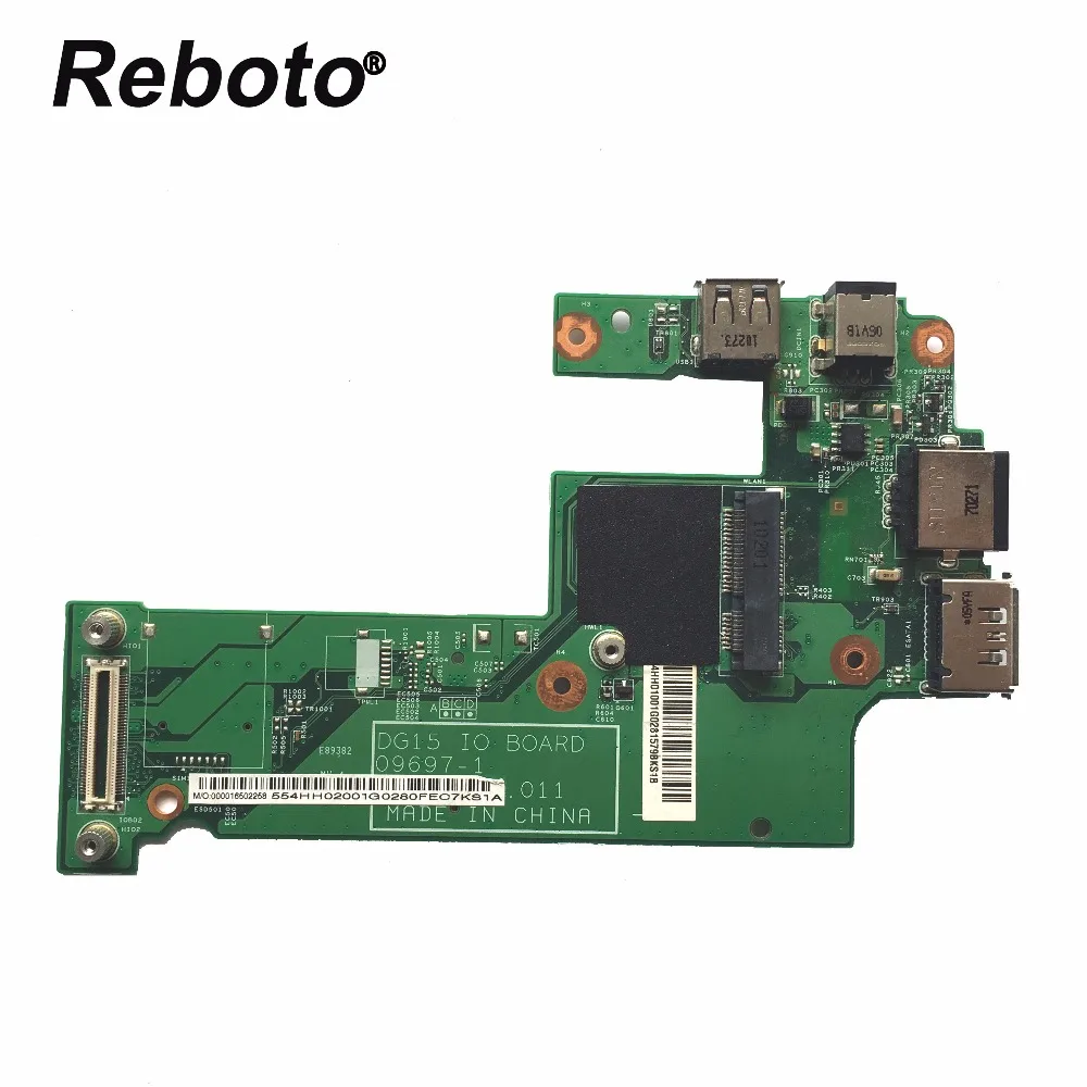 

Reboto Original FOR Dell N5010 IO USB DC Jack and Power Board DG15 IO 09697-1 48.4HH02.011 100% Tested Fast Ship