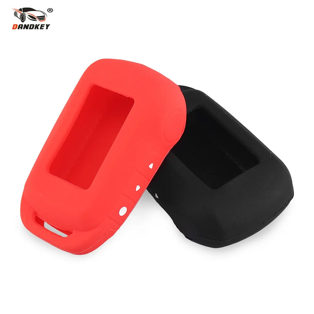 

DANDKEY Silicone Key Cover for Starline A92 A94 V62 A62 A64 LCD Remote Two Way Car Alarm System Without Logo