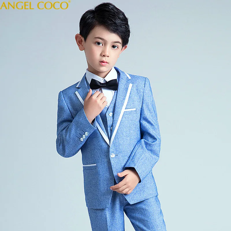 Nimble Blue Boys Suits For Weddings Kids Blazer Suit For Boy Costume Enfant Garcon Mariage Jogging Garcon Blazer Boys Tuxedo