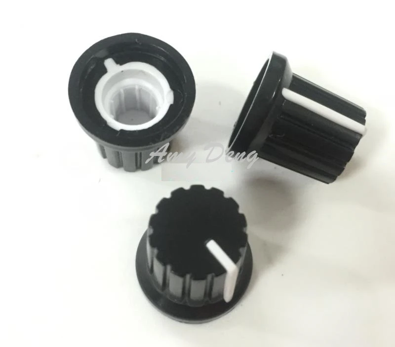 100pcs/lot Potentiometer cap type plastic knob 15*14MM with white