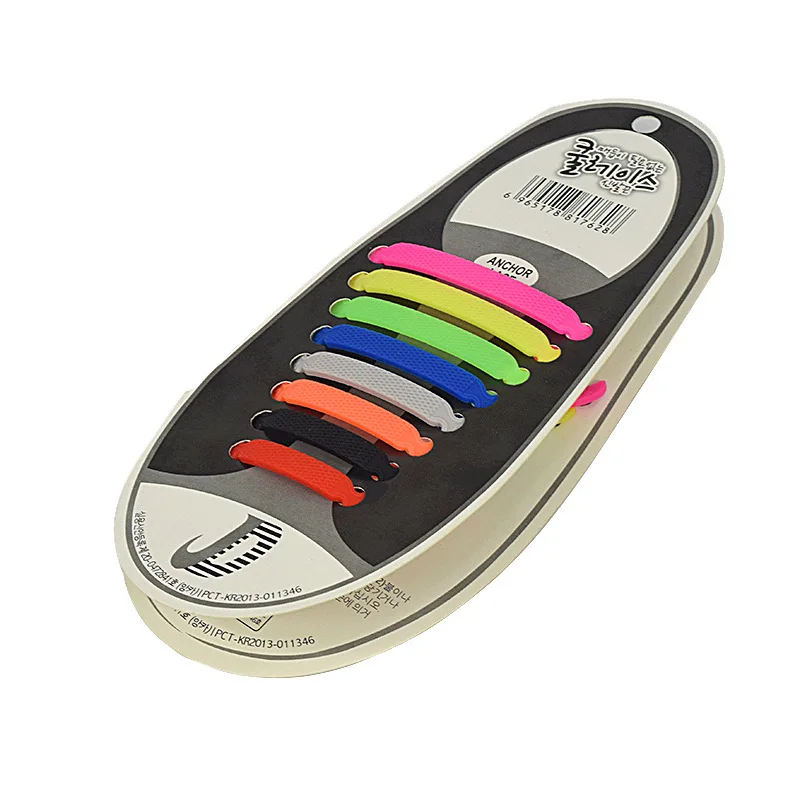 16pcsPair Adult Shoelaces Elastic Shoe Laces Women Men Silicone Laces Silicone Shoelaces Sneakers Fit Strap Shoelace Wholesale (9)