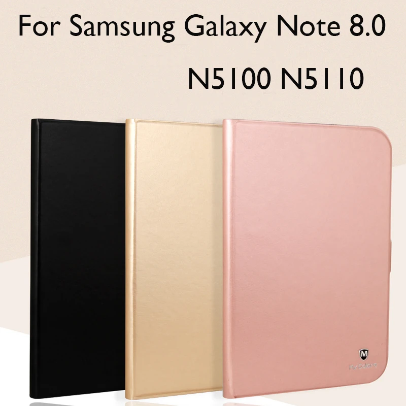

PU Leather+TPU Soft Case For Samsung Galaxy Note 8.0 N5100 N5110 Case Cover High Quality Tablet protector skin +gifts