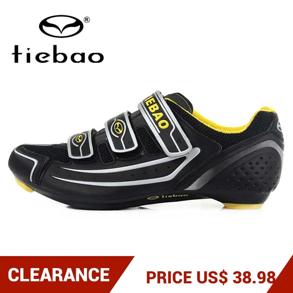 

Clearance! TIEBAO Professional Road Bike Shoes Self-locking Racing Bicycle Cycling Shoes Men Women Sport Shoes Sneakers