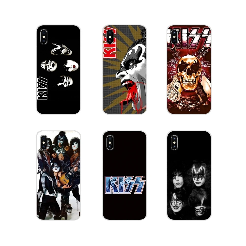 

For Sony Xperia Z Z1 Z2 Z3 Z5 compact M2 M4 M5 C4 E3 T3 XA Huawei Mate 7 8 Y3II KISS rock band Accessories Phone Cases Covers