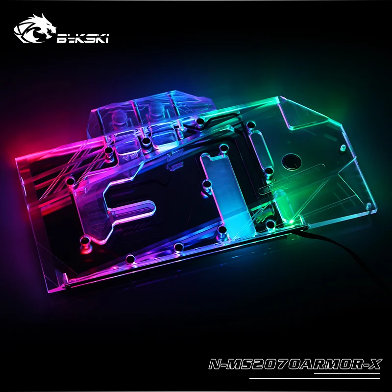 Bykski N MS2070ARMOR X GPU Блок для MSI GeForce RTX2070 ARMOR 8G OC|Жидкостные системы охлаждения| |