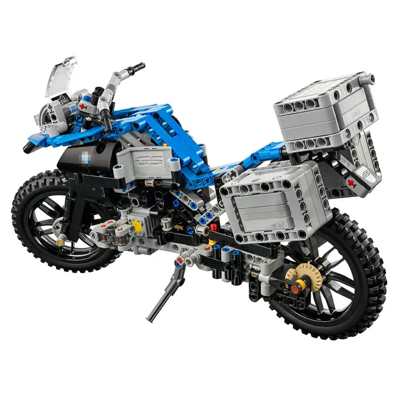 

603pcs Diy Technic Series The car Off-road Motorcycles R1200 GS Model Compatible With Legoingly Bricks Toys Gift For Children