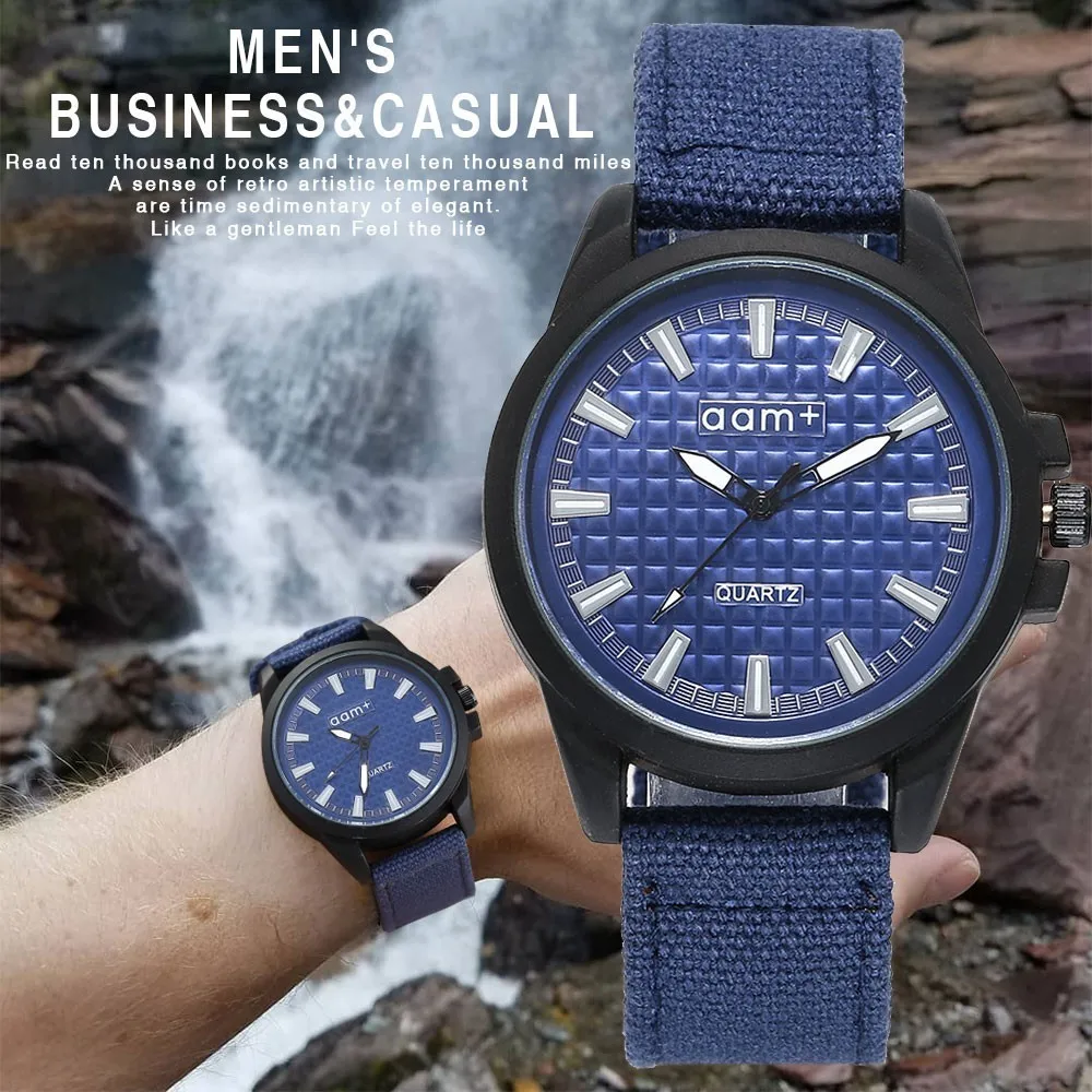 

2018 Men Nylon Band Military Watch High Quality Quartz Movement Men Sports Watch Casual Wristwatches Clock Relogio Masculino