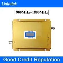 Lintratek GSM 900MHz 4G LTE Band 3 1800MHz Signal Repetidor LCD Mobile Phone GSM Repeater 900 1800 Dual Band Booster 900/1800