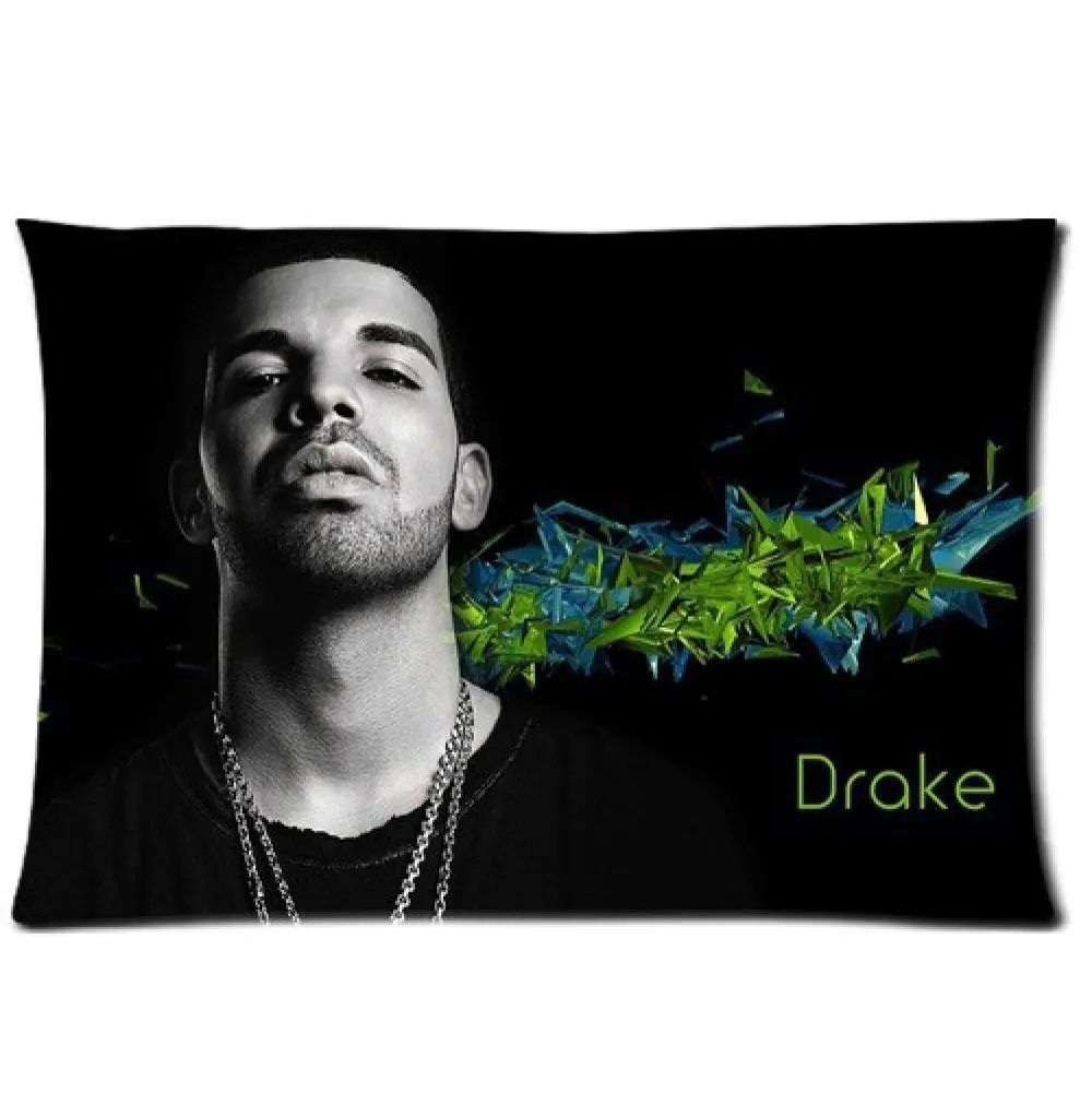 Cool Pillowcase Popular Rap Singer Drake Style Pillow Case (Twin Sides