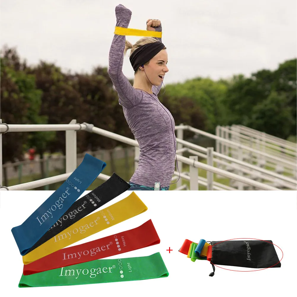 Фитнес-браслет для йоги, оборудование для фитнеса, тренировочные полосы сопротивления, резиновый, для йоги, фитнеса, натяжные петли, спортивное оборудование для тренировок