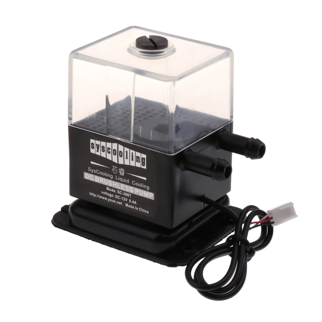 SC-300T Low Noise Liquid Water Cooling Pump Tank For PC CPU Cooling System