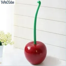 YEPACGDSE Cute Cherry Shaped Toilet Scrub Cleaning Brush Tool with Holder Plastic Toilet Brush Bathroom Cleaning YEPACGDSE Cute Cherry Shaped Toilet Scrub Cleaning Brush Tool with Holder Plastic Toilet Brush Bathroom Cleaning