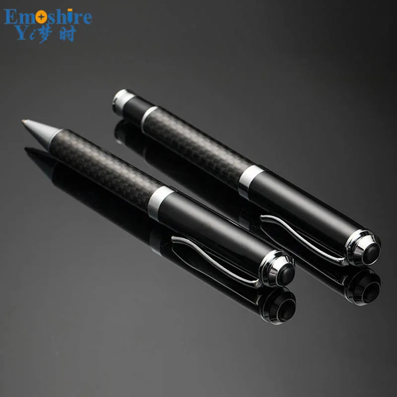 Emoshire Carbon fiber metal turning ball pen creative advertising pen gift ball pen custom LOGO a generation of hair (2)