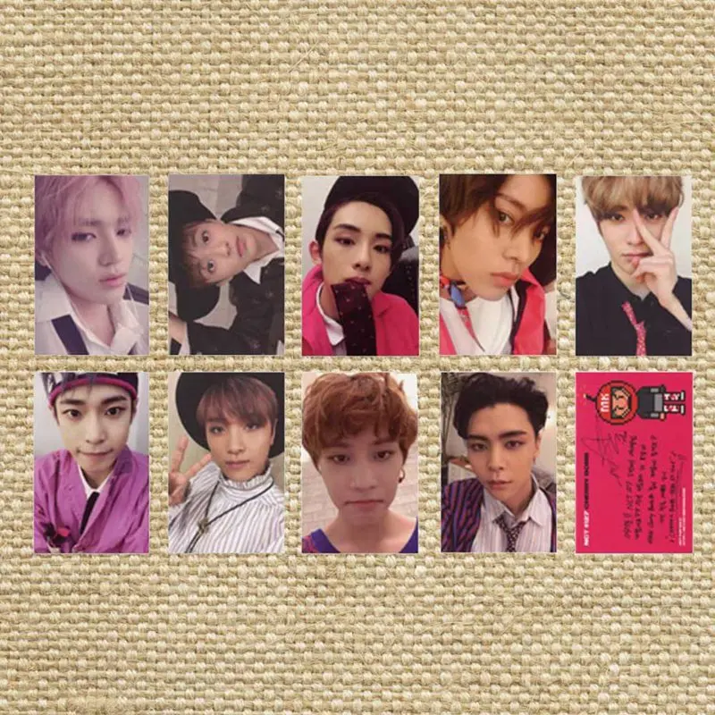 10 шт./компл. Новый KPOP NCT127 мини 3th Вишневый бомба альбом JaeHyun Mark фото карта K POP