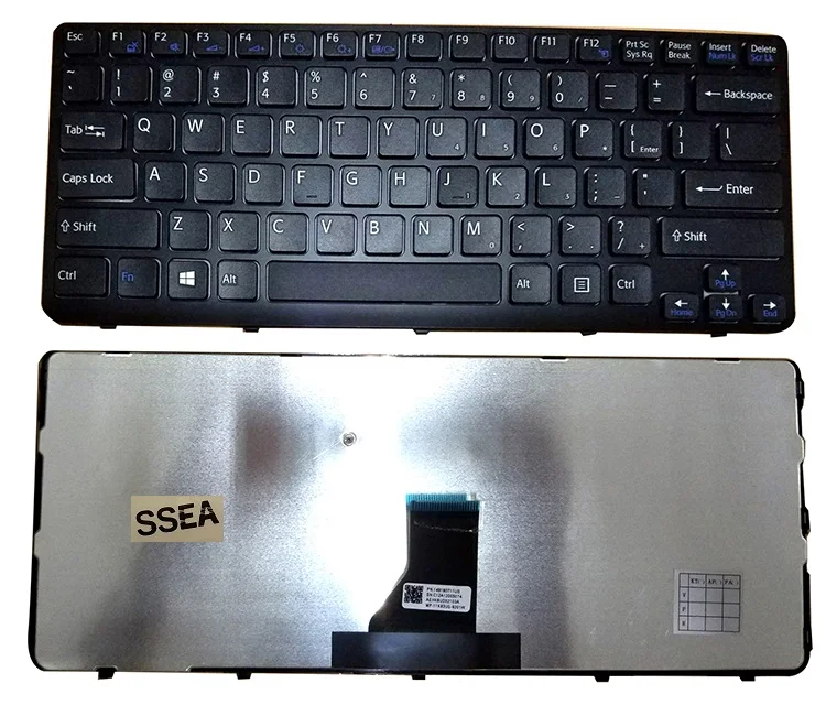 SSEA New US Keyboard for SONY Vaio E14 SVE14 SVE141 laptop keyboard