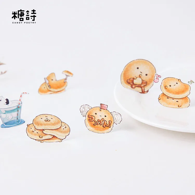 45 шт./лот (1 сумка) DIY милые украшения Kawaii дневник стикер креативный хлеб этикетка
