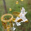 Antique Resonant 5 Tubes Love Angel Wind Chime Bells Hanging Living Bed Home Decor Gift Car Outdoor Yard Garden Deco Wind Chimes 3