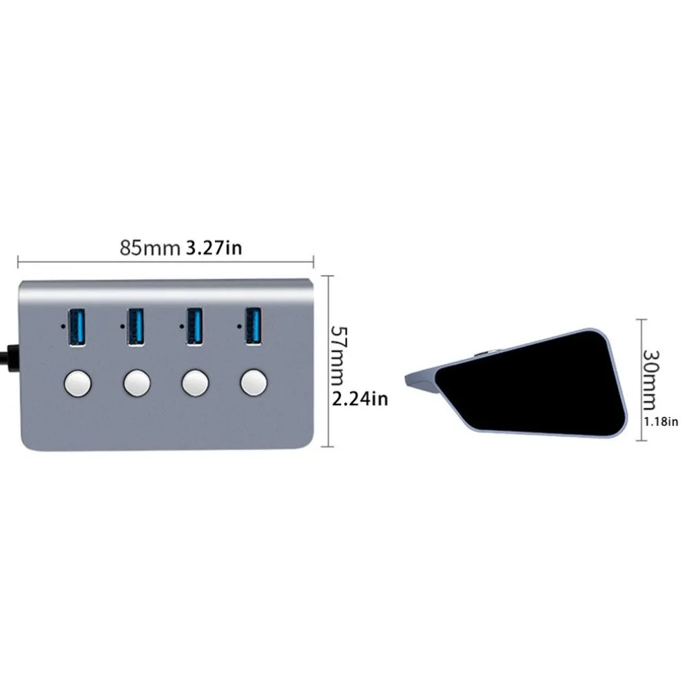 T295 USB 3,0 4 Порты и разъёмы концентратор USB док-станция для высокоскоростной хаб адаптер док-станция для Высокое разрешение концентратор