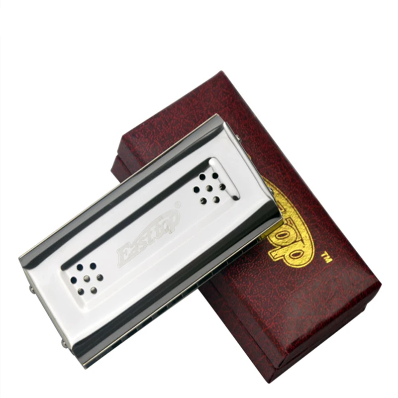 T10 2 Easttop Harmonica 10 диатоническая Губная гармошка с обеих сторон C & G Key Harp музыкальный