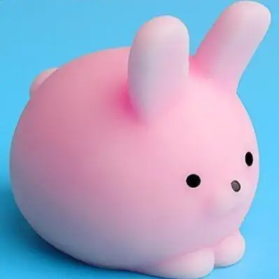 Мягкое Животное сквиши Игрушка выдавливание Mochi рост антистресс Abreact мяч мягкий липкий милый игрушки забавный подарок - Цвет: 3 Pink Rabbit