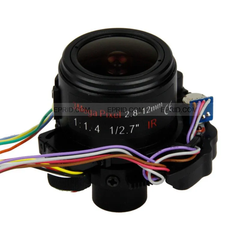 

3 MP 1/2.7" F1.6 2.8-12mm Motorized Automatic Zoom Lens D14 Mount