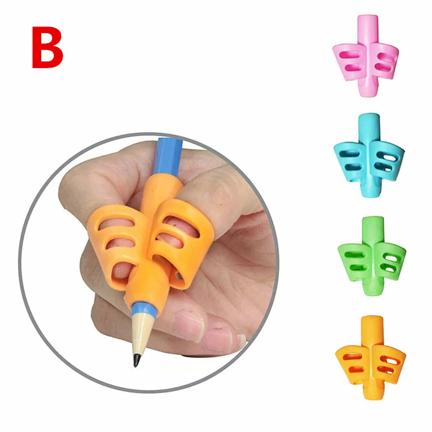 5 pieces/set Silicone Baby Learning Writing Tool Writing Pen Writing Correction Device Children Stationery Gift