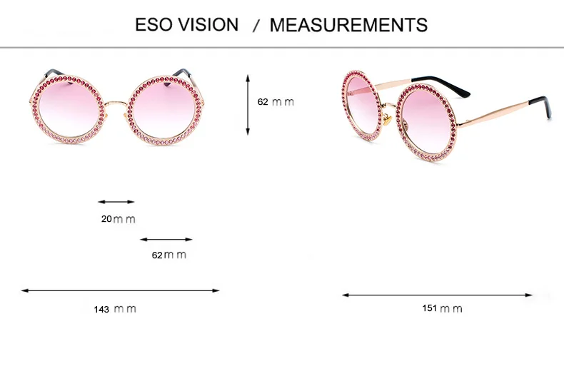Женские большие солнцезащитные очки больших размеров, розовые, цветные, с кристаллами, камни, оттенки для женщин, дизайнерские, Экстра Модные солнцезащитные очки, прозрачная оправа