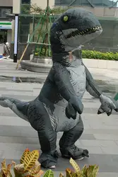 Надувной динозавр Cosutme для взрослых Jurrasic мира динозавр Раптор Хэллоуина Костюмы для косплея