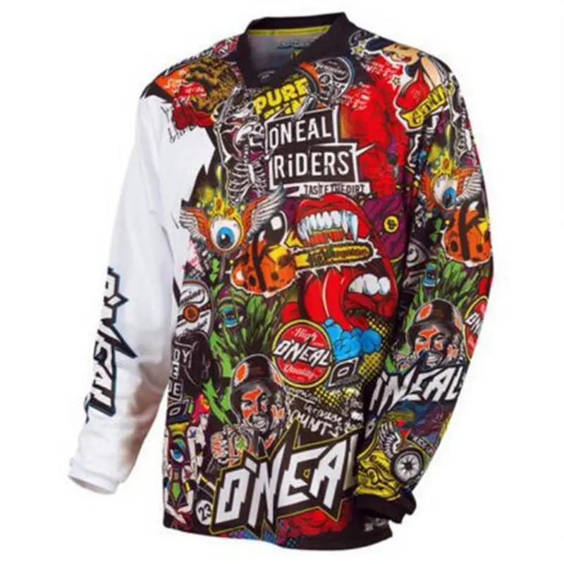 

Roupa Ciclismo Mtb Bike T Shirt Jersey Monster Pattern Enduro Motocross Jersey T Shirt Breathable Moto Cycling Clothe Motorbike