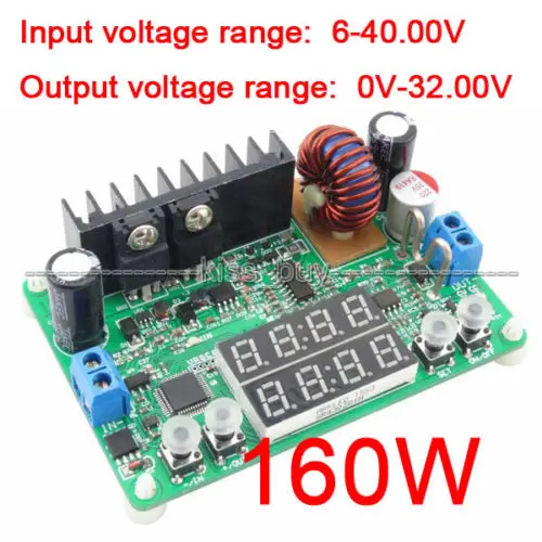 32V 5A 160W Digital-controlled Step-Down Buck 5v 12v 24v Power supply constant volt/current | Электронные компоненты и