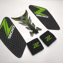Para kawasaki z900 2017-2019 motocicleta anti deslizamento tanque almofada + almofada lateral + freio dianteiro reservatório meias