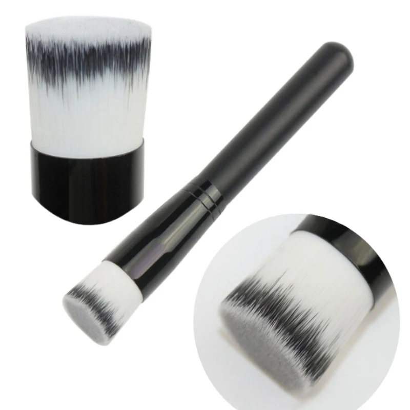 Natural Hair Flat Top Powder Foundation Brush Natural Hair Flat Top Powder Foundation Brush