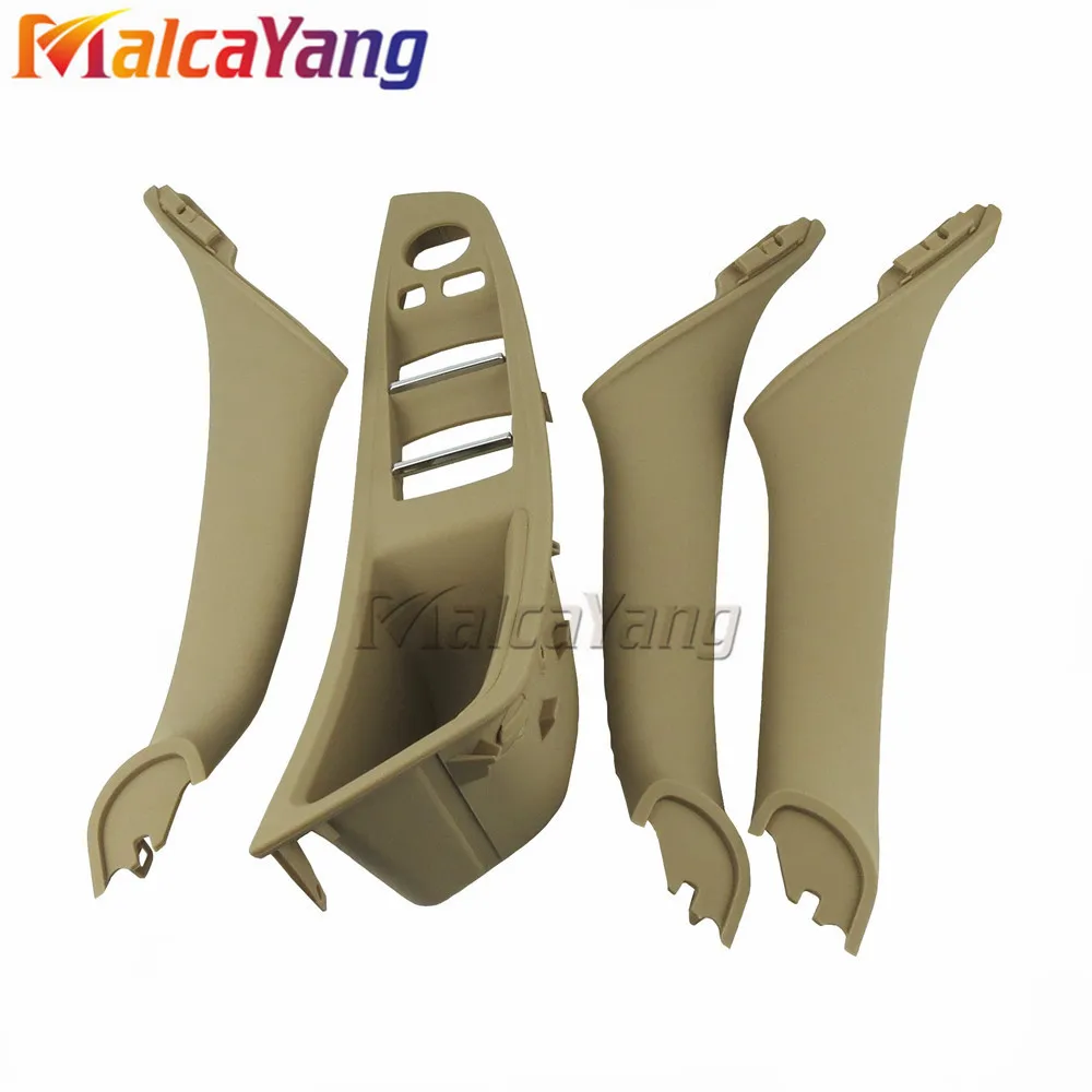 

Car Interior Inner Door Armrest Handle Panel Pull Trim Cover Left Hand Drive LHD Gray Beige Black For BMW 5 series F10 F11