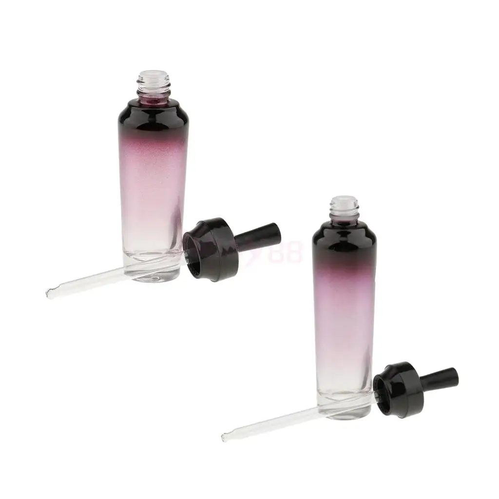 30ml 50ml Amber Glass Empty Pipette Dropper Bottles Refillable Vials