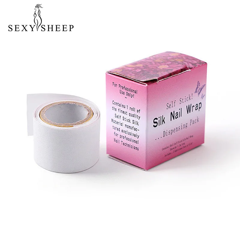 

Nail Repair Fiberglass Silk Wrap Self Adhesive Anti Damage DIY Strong Protect Reinforce Extension Sticker