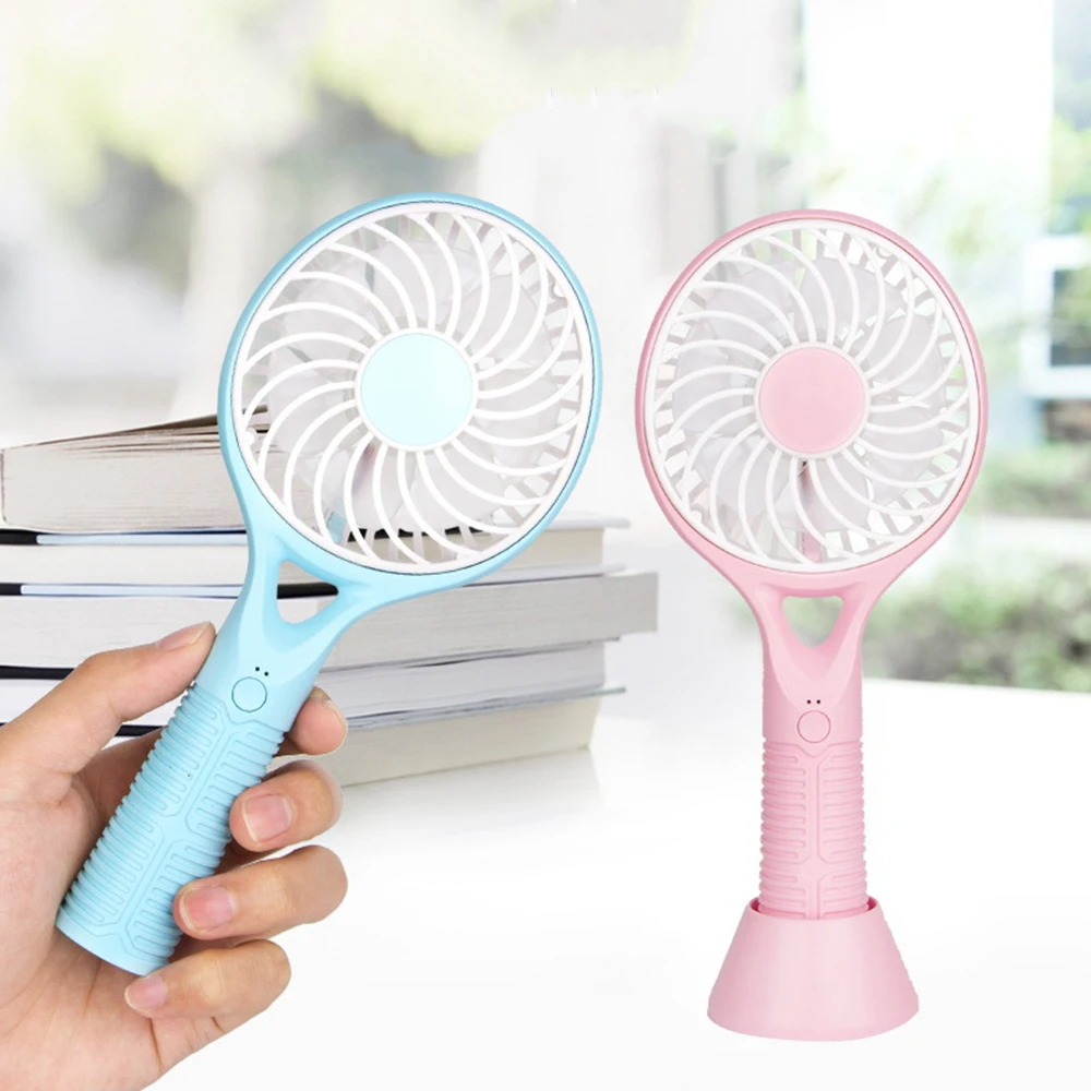 Buy Tennis Bat Shape Handheld USB Charging Fan